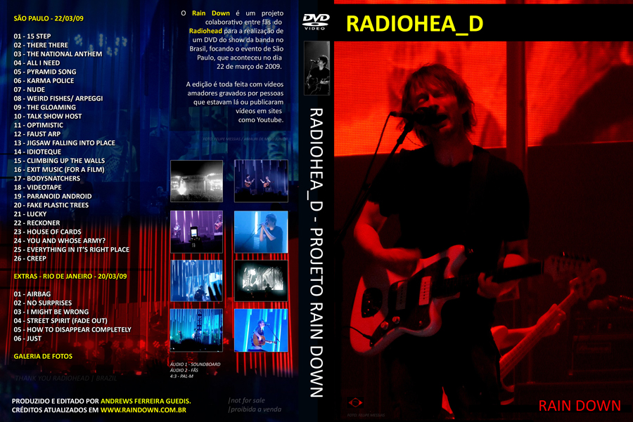 DVD Radiohead em SAMPA
