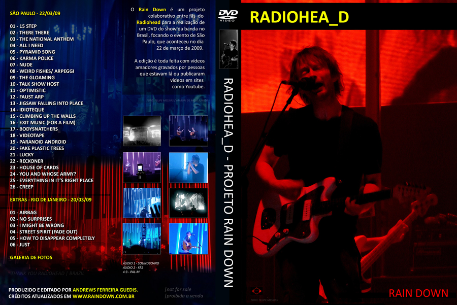 radioheaddvd1 DVD Radiohead em SAMPA