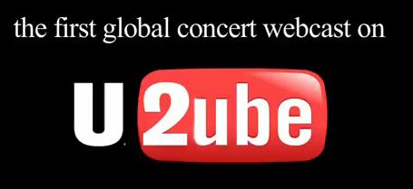 u2ube U2 Webcast no Youtube