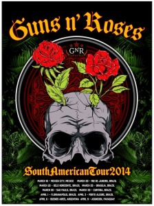 Guns & Roses no Brasil 2014