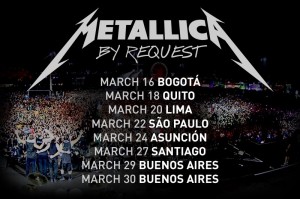 Metallica 2014 América do Sul