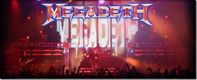 Megadeth com Show Único em SP Megadeth com Show Único em SP