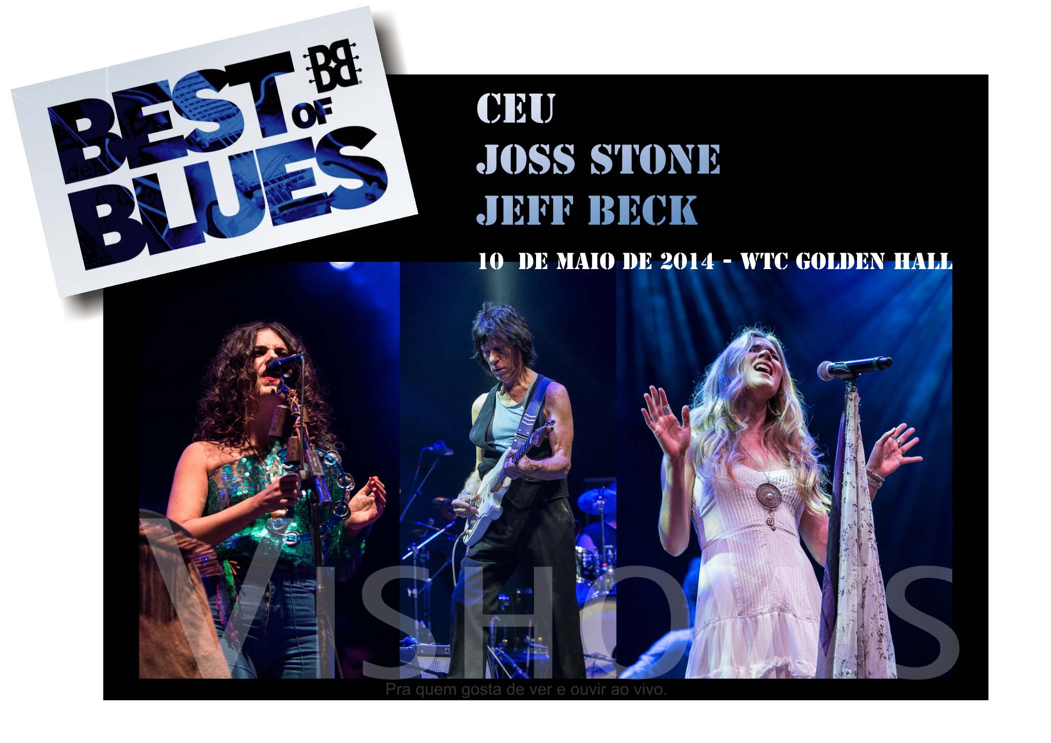 Jeff Beck, Joss Stone e Céu no Best of Blues Festival 2014
